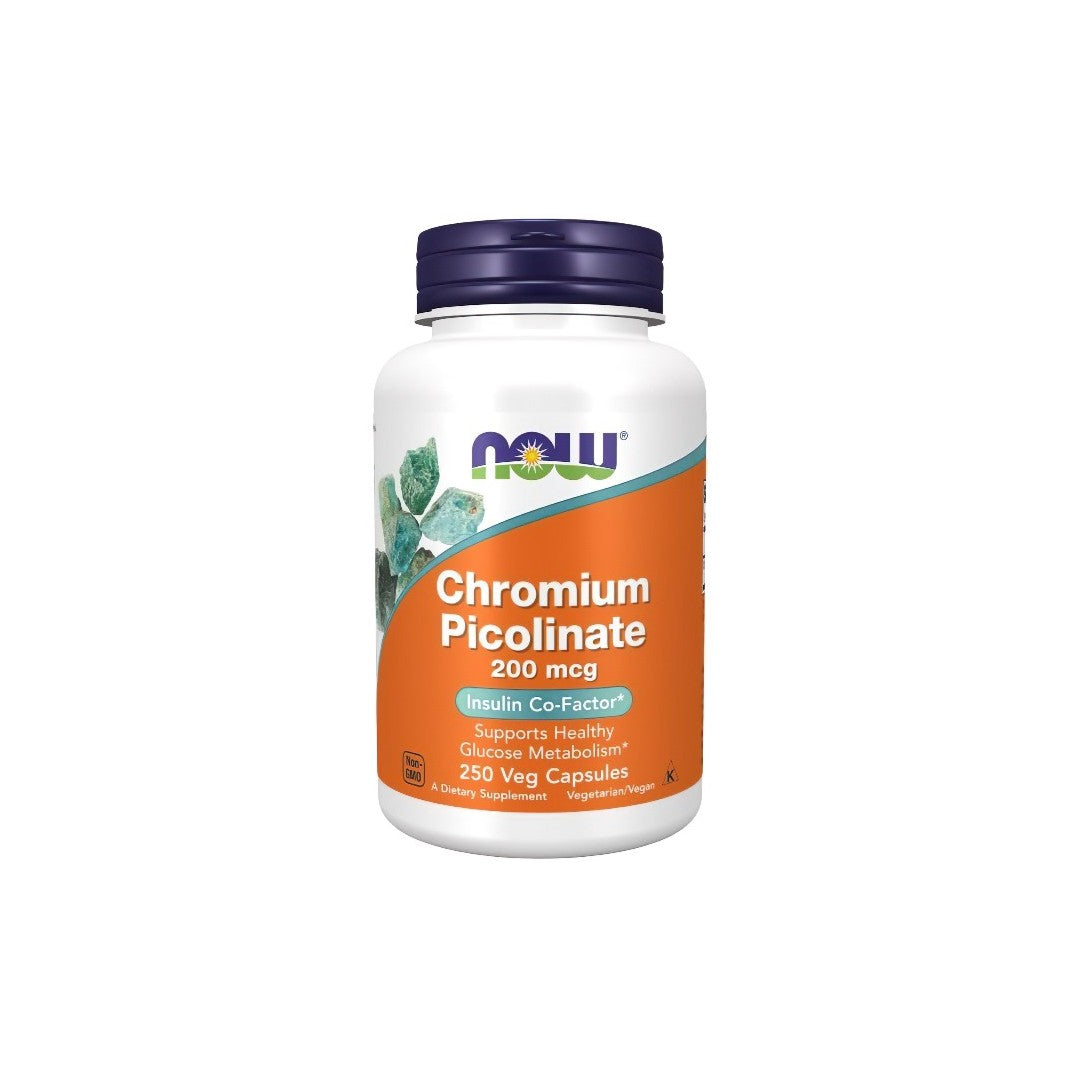 Chrom Picolinat 200 mcg 250 Veg-Kapseln Now Foods